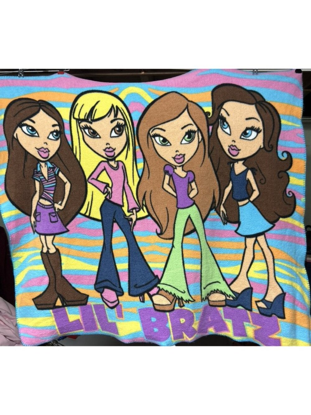 Lil' Bratz Fleece Throw Blanket MGA